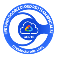 Certified Google Red Team Specialist (CGRTS) badge